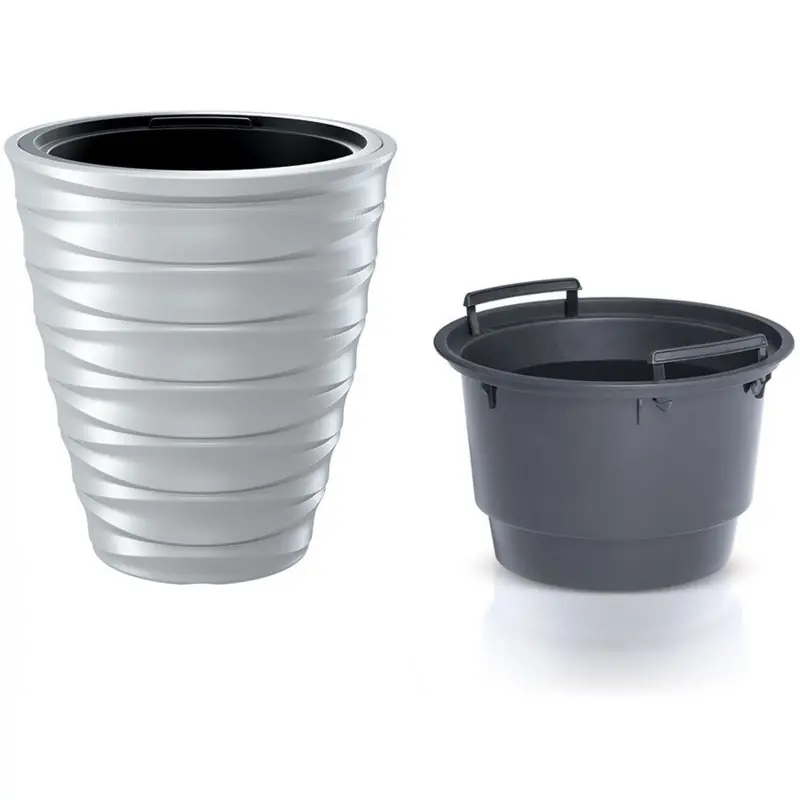 Preisknaller Prosperplast FREZE Blumentopf 38,3cm, weiß DBFE400-S449