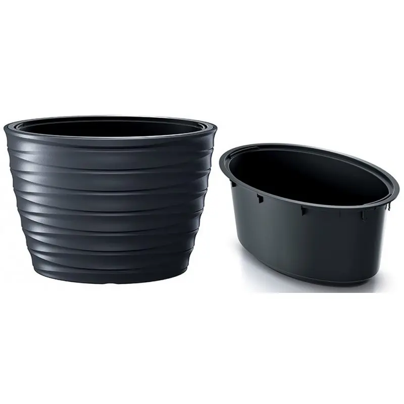 Preis Gesenkt Prosperplast FREZE Blumentopf 59,3cm, anthrazit DBFEE600-S433