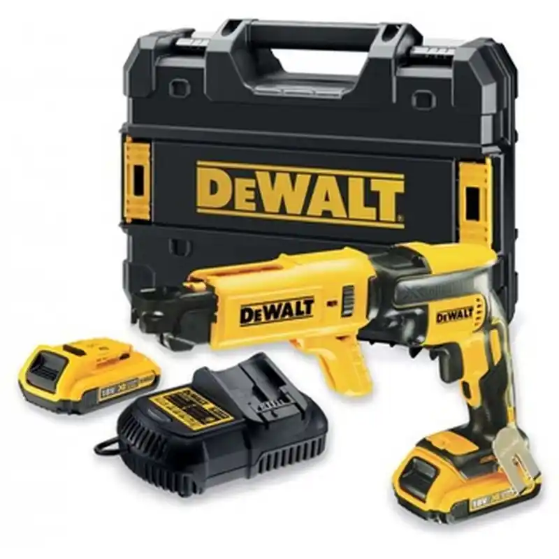 Günstig DeWALT DCF620D2K-QW Trockenbauschrauber (Bithalter 1/4"/30Nm) XR (2x2,0Ah/18V) TSTAK