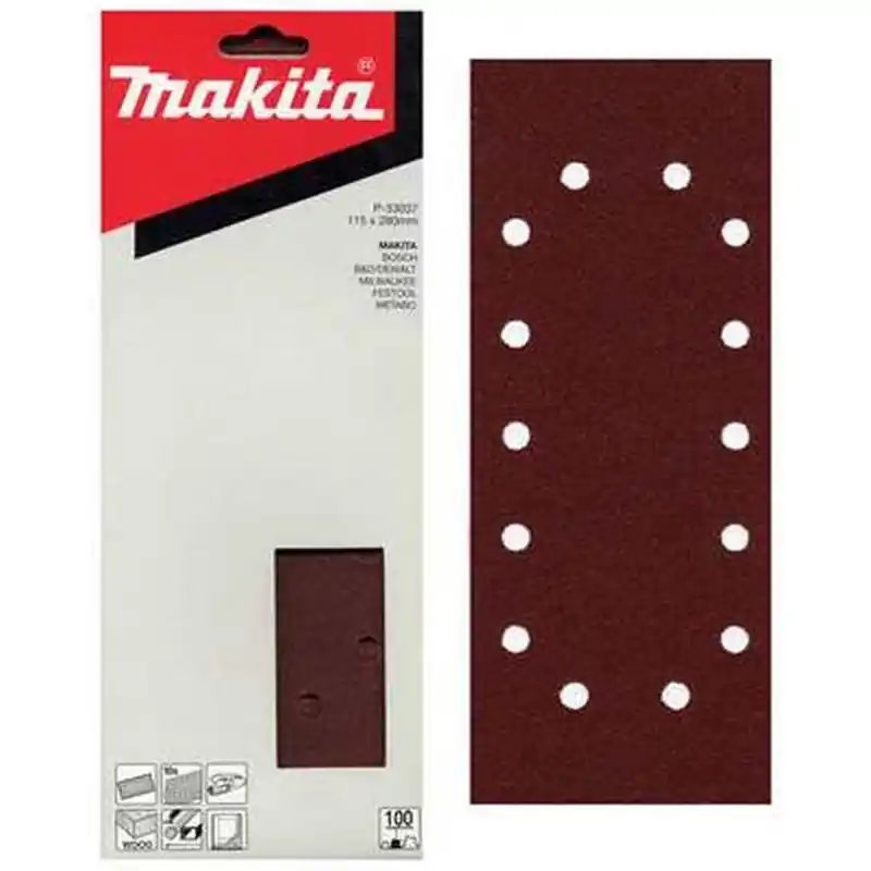 Must-Have Makita P-33071 Schleifpapier 115 x 280 mm, K240, 10 Stk.