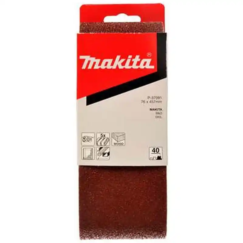 Makita P-37116 Schleifband 457x76mm K80 5stk Top-Seller