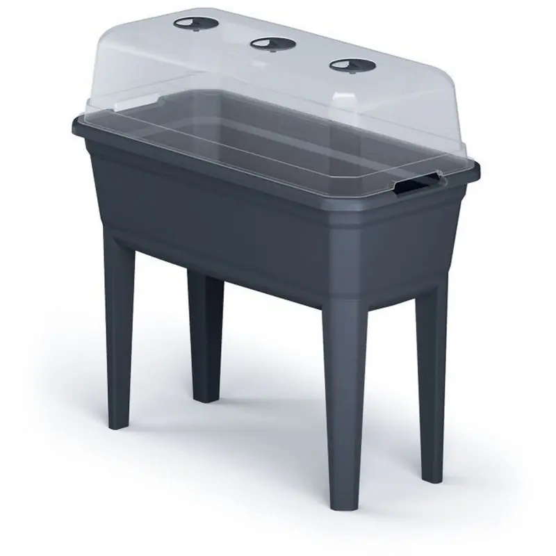 Prosperplast RESPANA PLANTER ECOLINE SET Balkonkasten 74,9x36,8x77,7cm, anthrazit IPE750 Saisonangebot