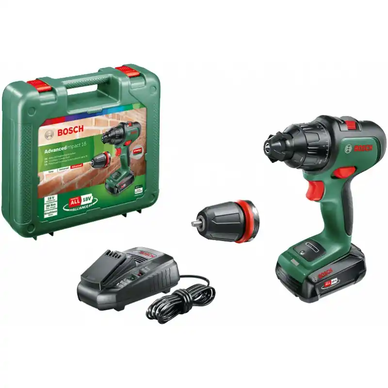 BOSCH AdvancedImpact 18 Akku-Zweigang-Schlagbohrschrauber 06039B510A Super-Preis