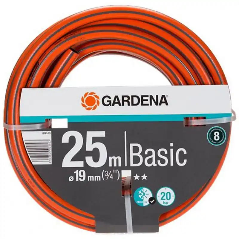 GARDENA Basic Schlauch 19 mm 3/4" 25 m 20 bar, 18143-29 Rabatt