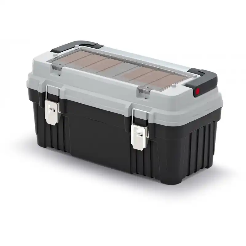 Markenware Kistenberg OPTIMA Multifunktionale WerkzeugKiste 54x27,8x26,9cm, grau KOPA5530BM-4C