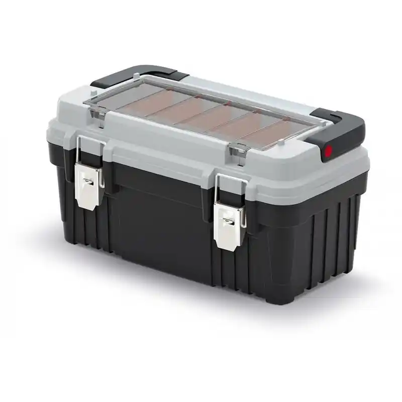 Kistenberg OPTIMA Multifunktionale WerkzeugKiste 47x25,6x23,8cm, grau KOPA5025SM-4C Top-Seller