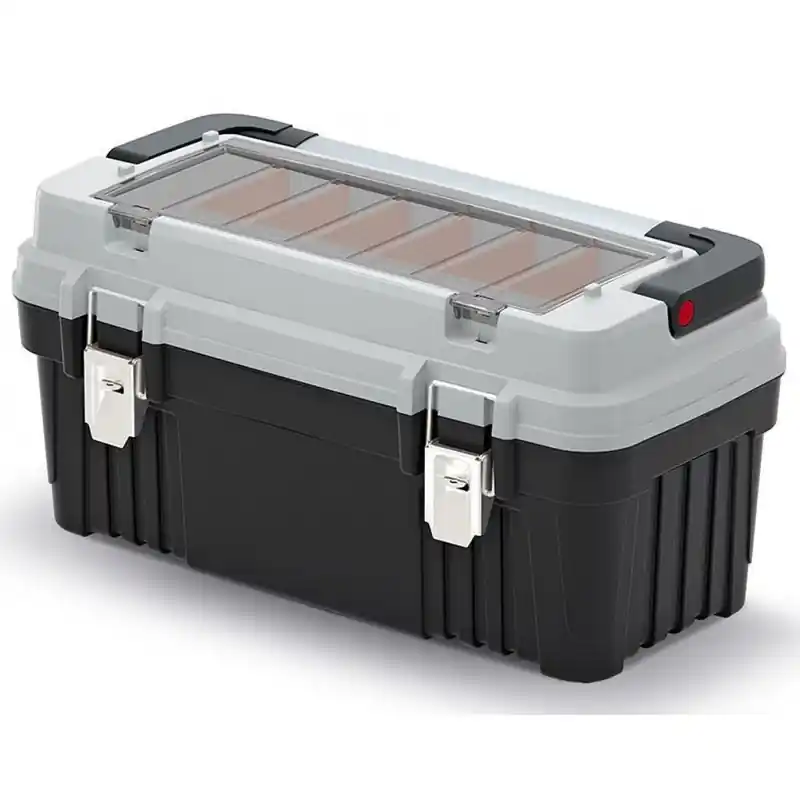 Kistenberg OPTIMA Multifunktionale WerkzeugKiste 54x27,8x26,9cm, grau KOPA5530SM-4C Sale