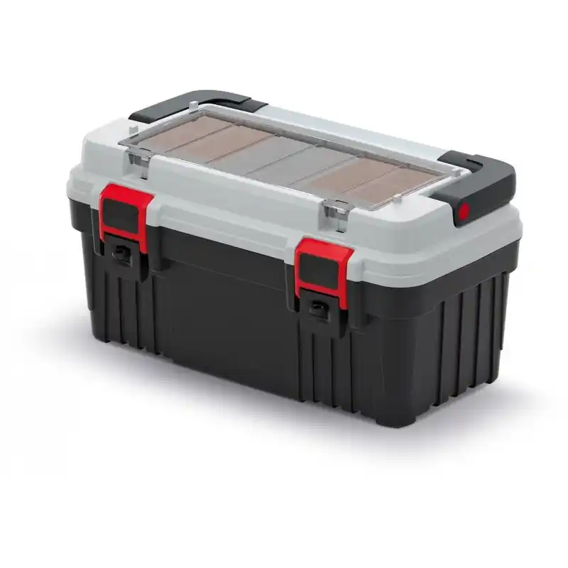 Kistenberg OPTIMA Multifunktionale WerkzeugKiste 47x25,6x23,8cm, grau KOPA5025B-4C Knallerangebot