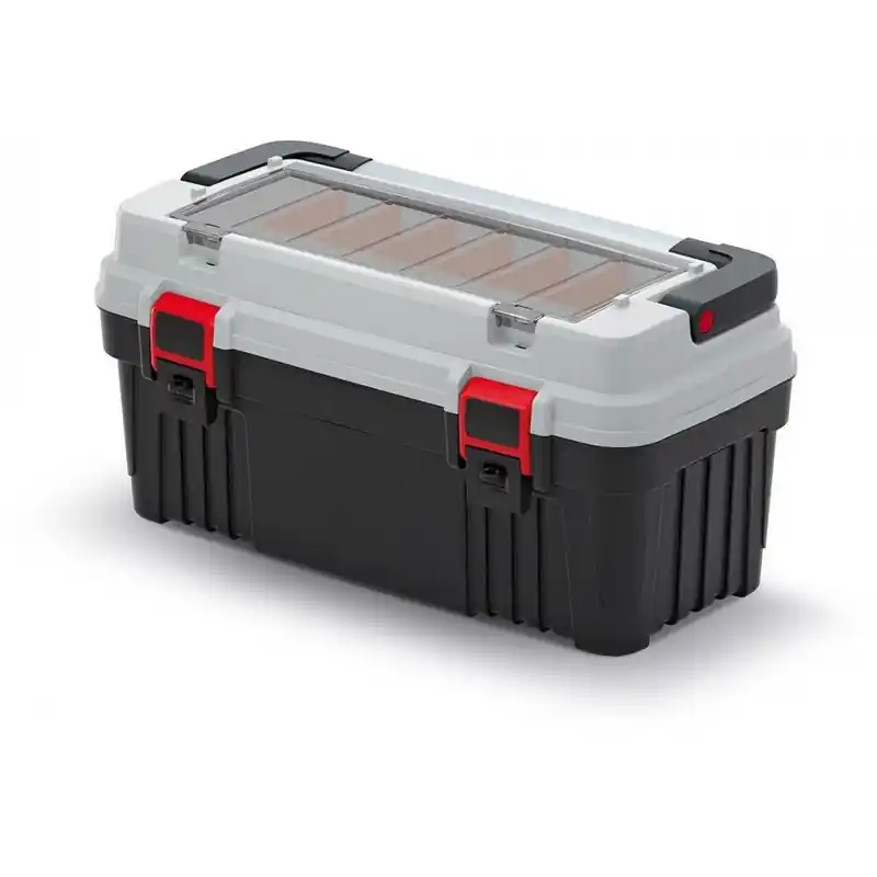 Kistenberg OPTIMA Multifunktionale WerkzeugKiste 54x27,8x26,9cm, grau KOPA5530S-4C Kracherpreis