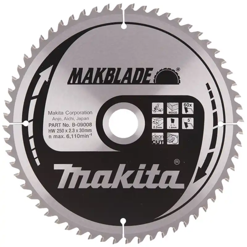 Schnäppchen Makita B-09008 Kreissägeblatt 250x30mm 60Z