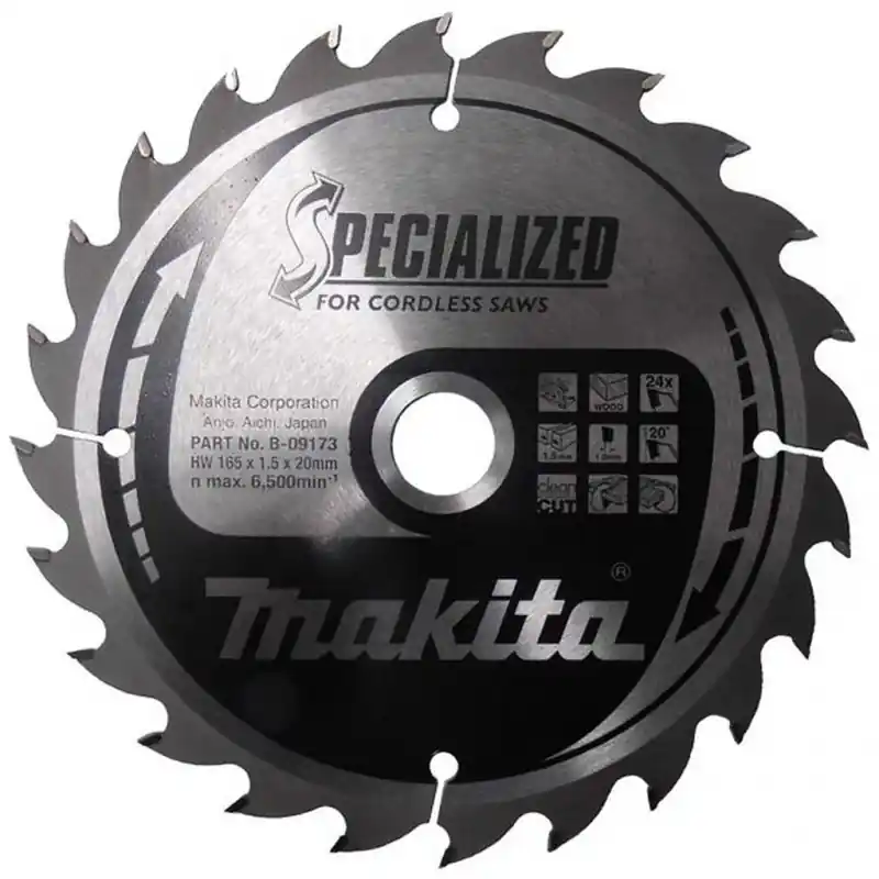Neue Ware Makita B-09173 Kreissägeblatt für Akku-Handkreissägen, 24 Z