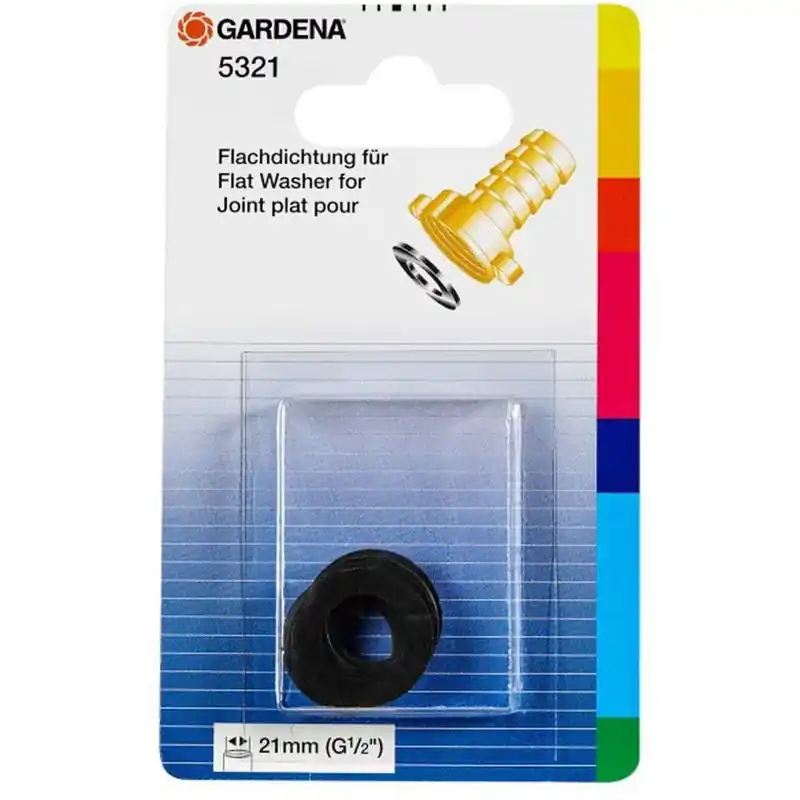Gardena Flachdichtung für Schlauchverschraubung 21 mm (G 1/2 ") (5 Stk) 05321-20 Sichere Zahlung