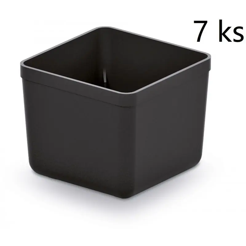 Neu Kistenberg UNITE BOX Becher für Kleinteile, 5,5x5,5x16,5cm, schwarz KBS55