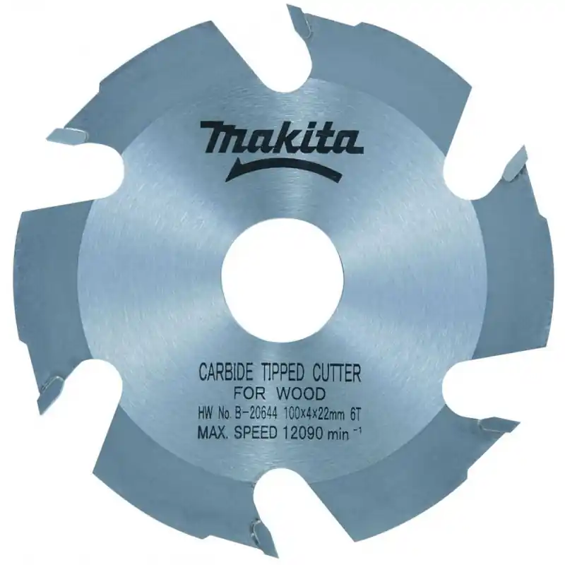 Makita B-20644 Nutfräser 100x22mm 6 Zähne Neuheit