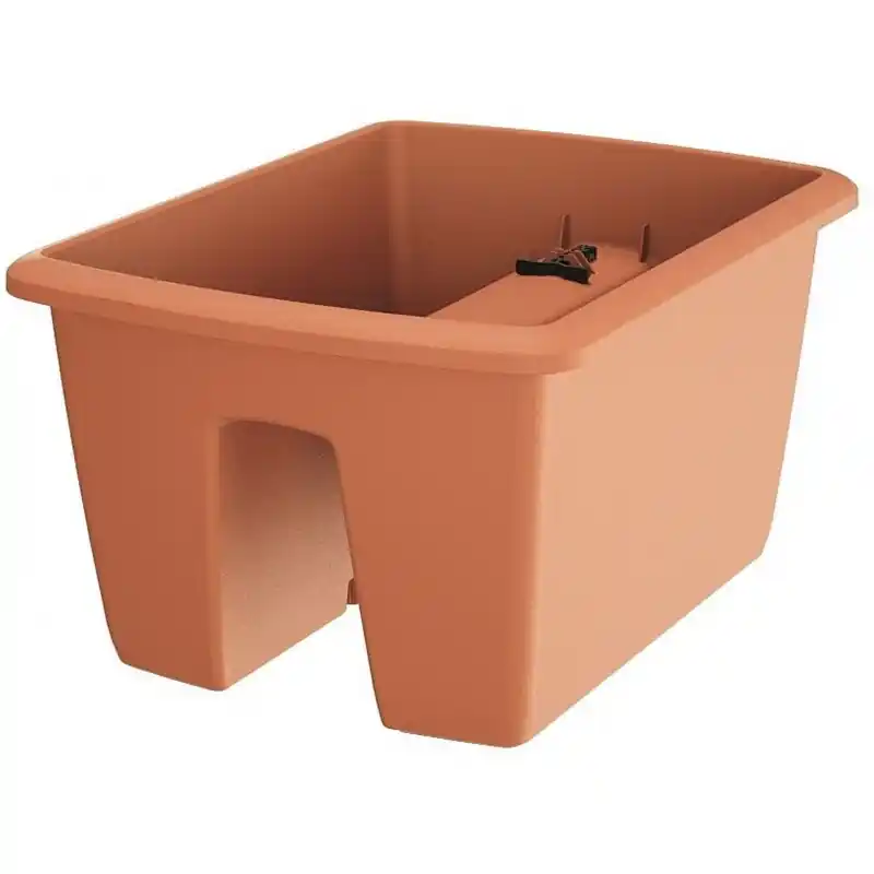 Prosperplast RESPANA Railing Blumentopf, 39,8x29,8x20,9 cm, terracotta DREB400 Jetzt Kaufen