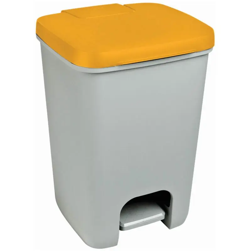 CURVER ESSENTIALS 20L Treteimer, grau/gelb 00759-N04 Garantierte Lieferung