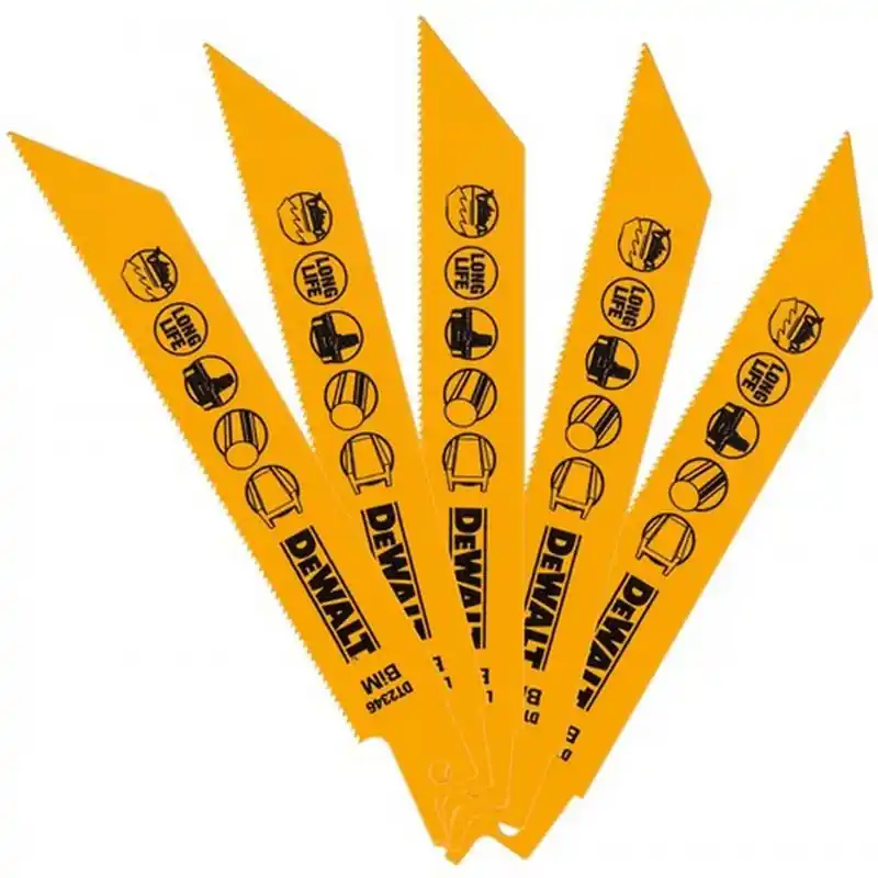 Zertifiziert DeWALT DT2346-QZ Säbelsägeblatt-Set 152 mm, für Metall, 5 Stk.