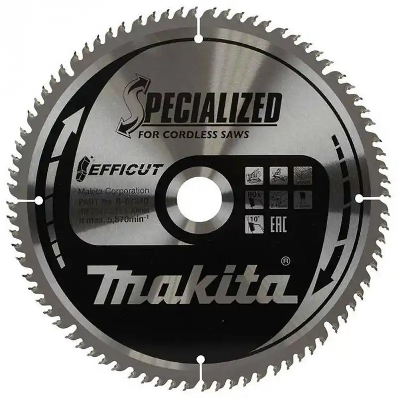 Makita B-67240 TCT Efficut Sägeblatt 260mmx30mm 80Z Preisreduziert