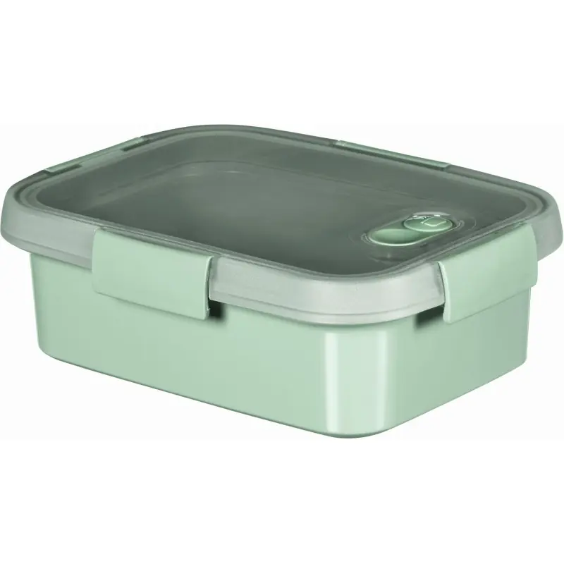 CURVER SMART TO GO 1L Lunchbox mit Besteck 20x15x7cm Mint 00946-Q19 Neue Ware