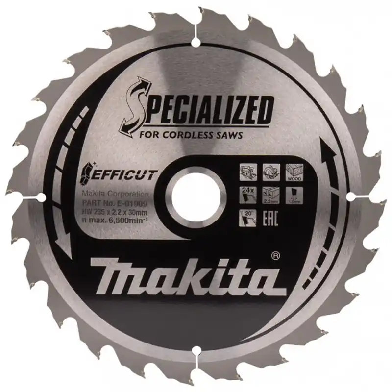 Makita E-01909 Efficut Kreissägeblatt 230x30mm 24Z Preisreduziert