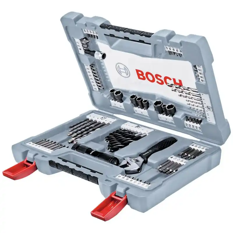 Abverkauf BOSCH X-Line Premium 91-teiliges Bohrer- und Schrauber-Set 2608P00235