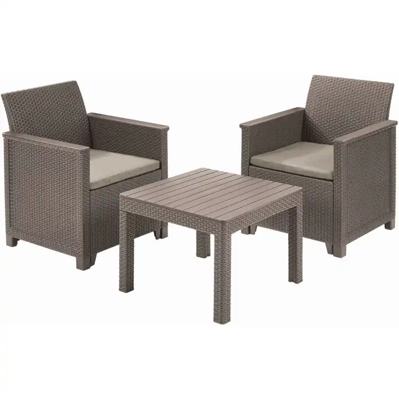 KETER ELODIE Balkon-Set 3-tlg., cappuccino/sand 17209482 Bestseller