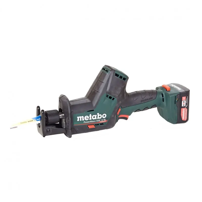 Neu Im Sortiment Metabo POWERMAXX SSE 12 BL Akku-Säbelsäge 2x 2,0 Ah Li-Ion im MetaBOX 602322500
