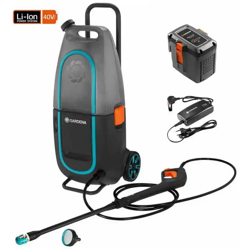 Expressversand GARDENA AquaClean Li-40/60 Hochdruckreiniger, 40V/2,6Ah, 9341-20