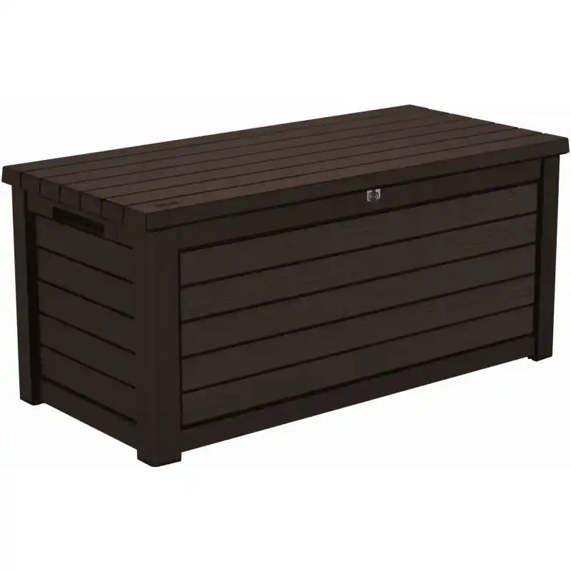 KETER NORTHWOOD 630L Garten-Aufbewahrungsbox 155,4 x 72,3 x 69,3 cm, braun 17210056 Top-Preis