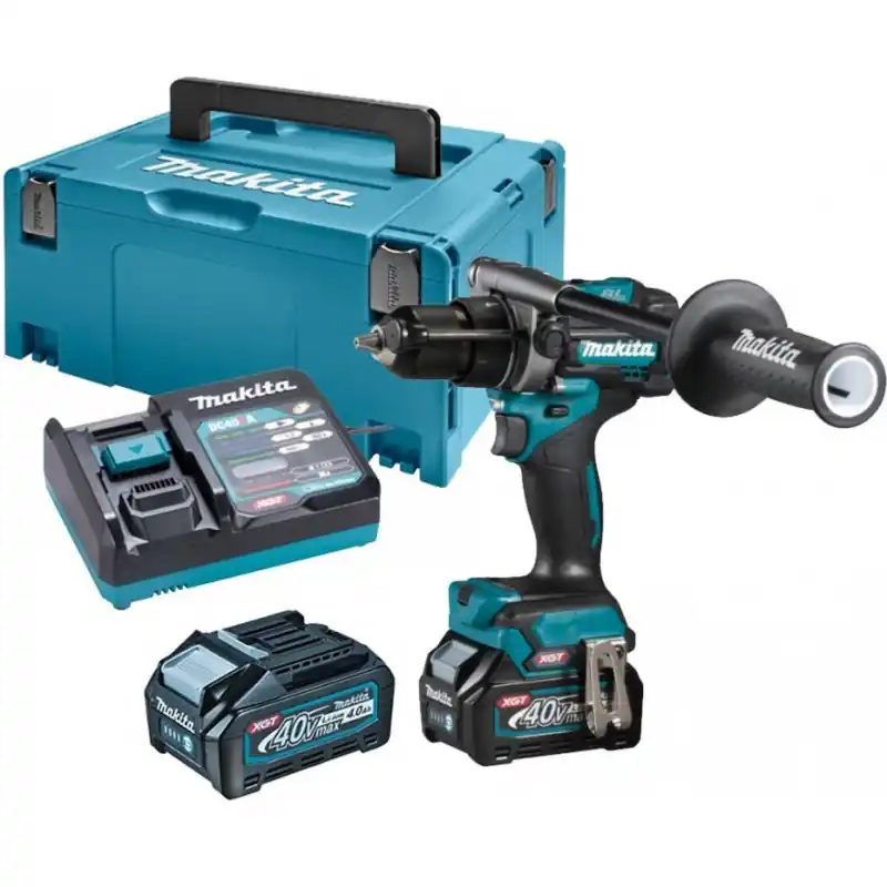 Neu Im Sortiment Makita HP001GM201 Akku-SchlagbohrschrauberLi-ion XGT (2x4,0Ah/40V) Makpac
