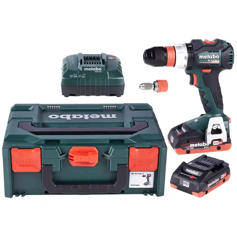 Nur Für Kurze Zeit Metabo BS 18 LT BL Q Akku-bohrschrauber (2x4,0Ah/18V) MetaBOX 602334800