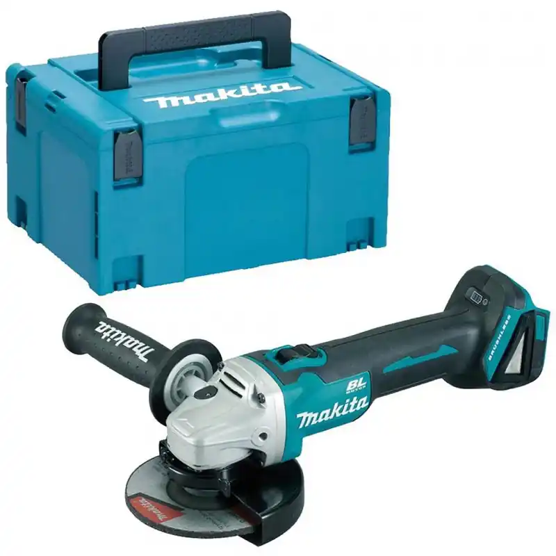 Makita DGA504ZJ Akku-Winkelschleifer 18V ohne Akku und Ladegerät, Makpac 2 Geprüft