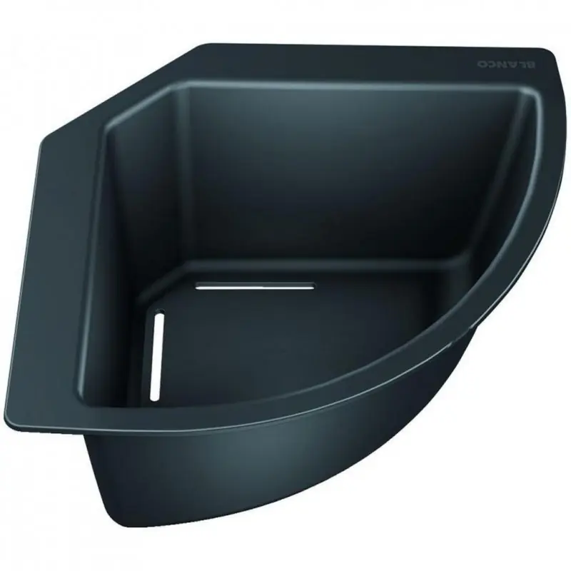 BLANCO Eck-Schale Kunststoff schwarz 235866 Letzte Chance