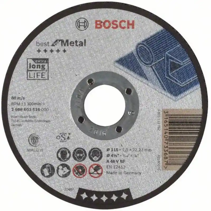 BOSCH Best for Metal Trennscheiben 115 x 22,23mm 2608603516 Jetzt Kaufen
