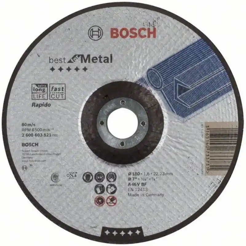 BOSCH Best for Metal - Rapido Trennscheiben 180 x 22,23mm 2608603521 Sale