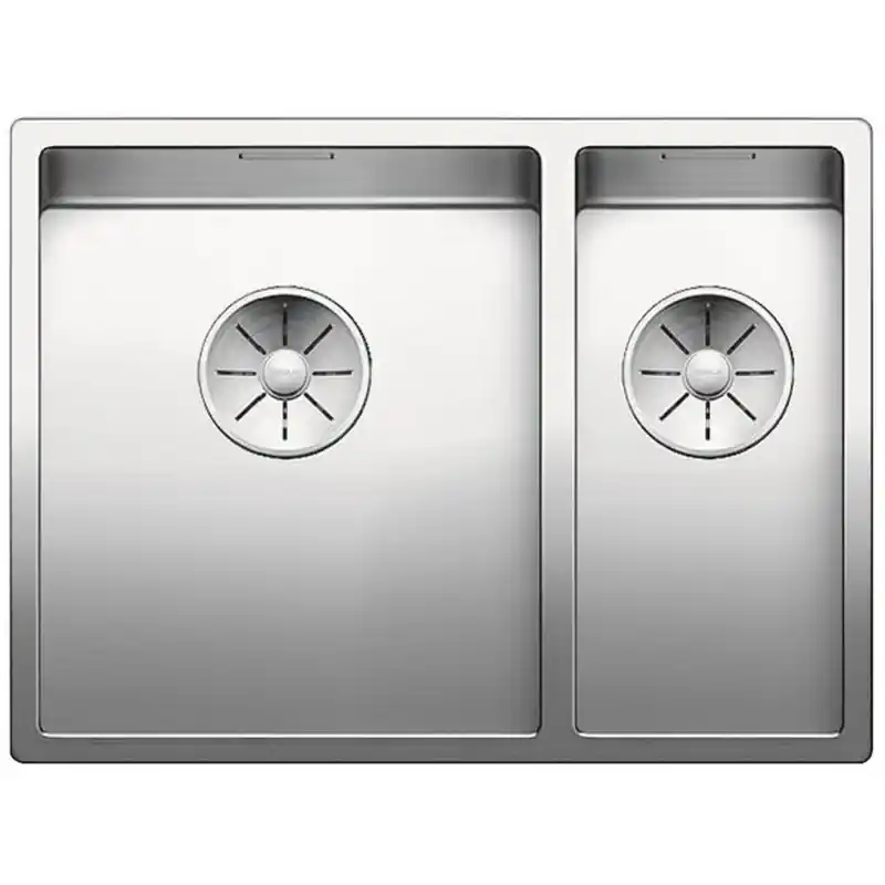 Top-Preis BLANCO Unterbauspüle CLARON 340/180-U Edelstahl Steelart InFino Ablauf 52609