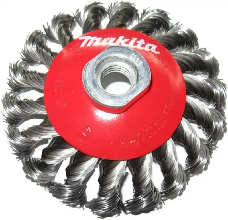 Makita P-04494 Stahldrahtkegelbürste 100mm M14 Sichere Zahlung