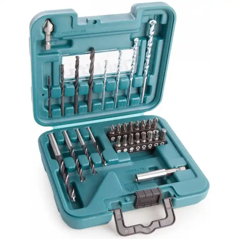 Makita D-47204 Drill and Bit Set (30 Stück) STOP Echt