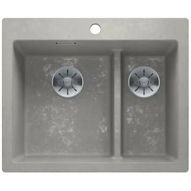 BLANCO Pleon 6 Split SILGRANIT® PuraDur® beton, ohne Ablauffernbedienung InFino®. 525308 Top-Angebot
