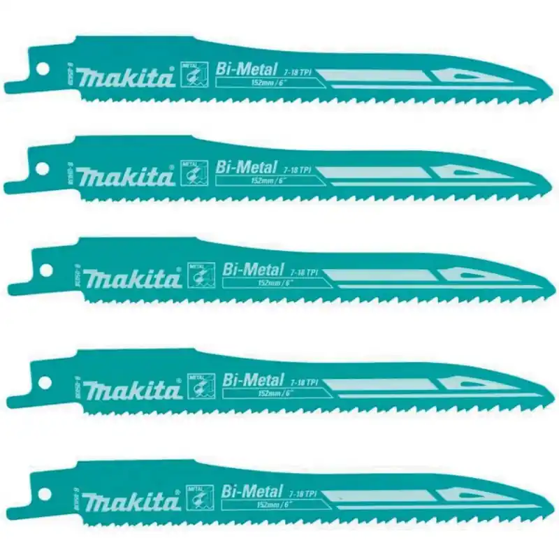 Zertifiziert Makita B-05038 Reciproblatt BIM 17,5/7,5, 152 mm, 5 Stk