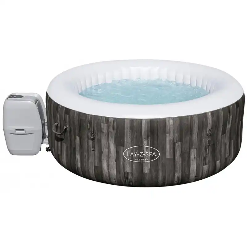 BESTWAY Lay-Z-Spa Bahamas AirJet Whirlpool, 180 x 66 cm, 2-4 Personen 60005 Zertifiziert