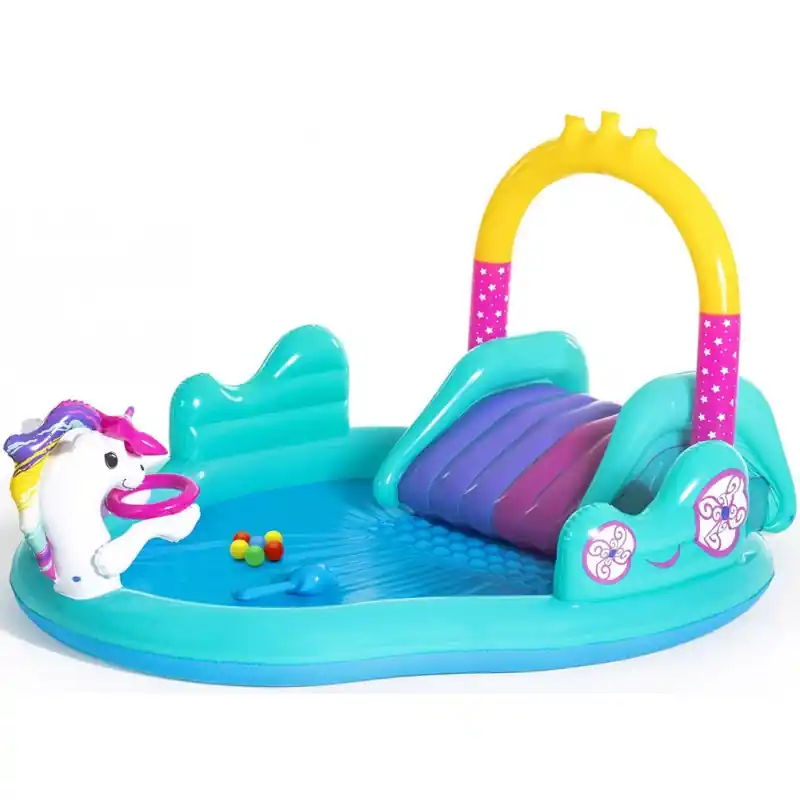 BESTWAY Wasserspielcenter "Magisches Einhorn", 274 x 198 x 137 cm 53097 Super-Preis