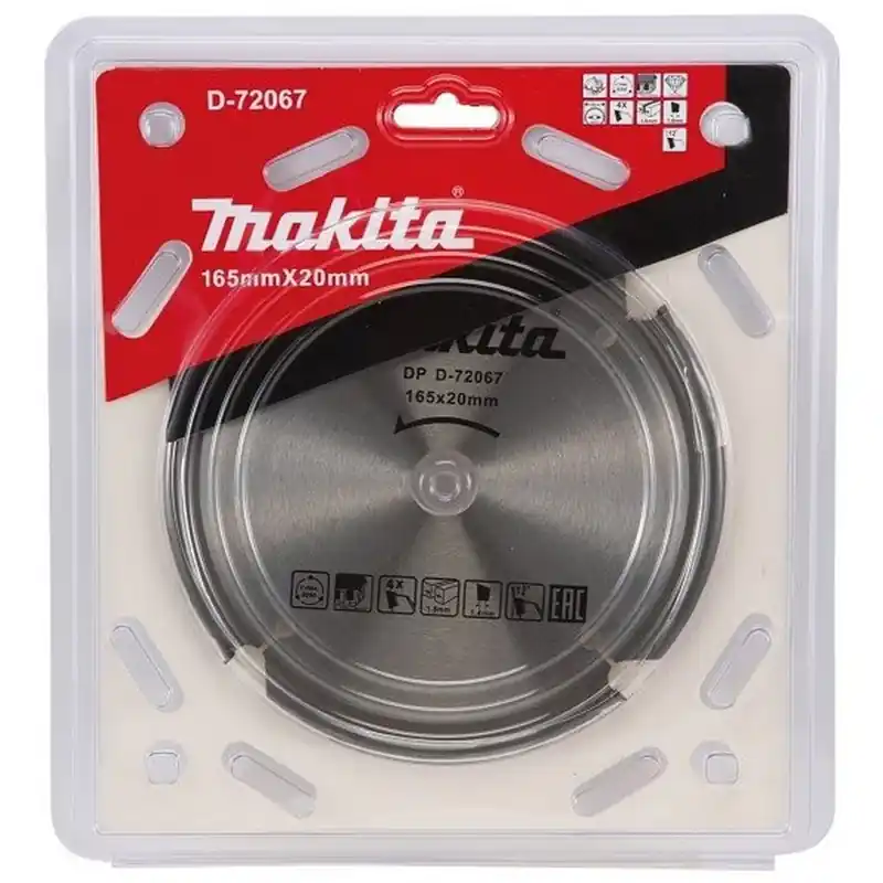 Zertifiziert Makita D-72067 PCD Sägeblatt für Faserzementplatten 165x20mm 4T