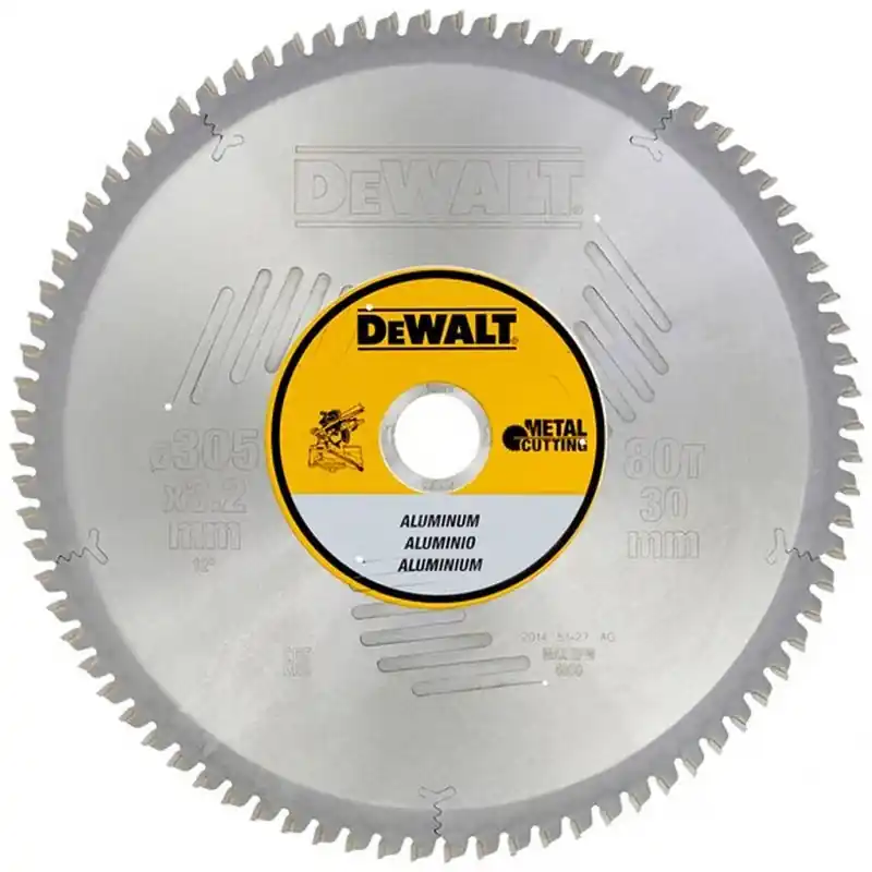 Preis Gesenkt DeWALT DT1916-QZ Sägeblatt zum Schneiden von Alumin. und NE-Metallen 305 x 30 mm, 80 Zähne