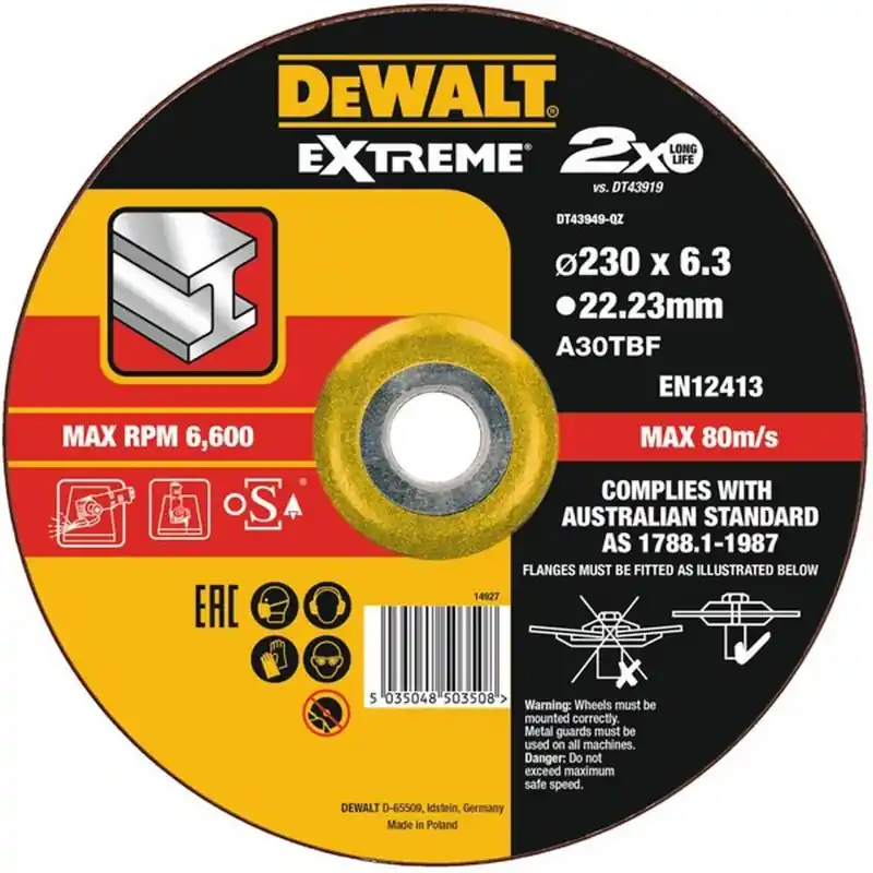 Top-Preis DeWALT DT43949-QZ Schruppscheibe gekröpft 1 Stück 1St.
