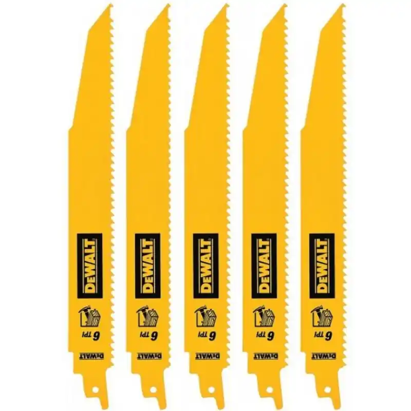 Angebot DeWALT DT90381 Satz Sägeblätter für Holz (5 Stück), für Schwertsägen