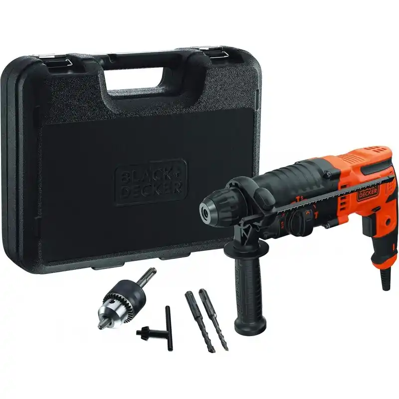 Black  Decker BEHS01K-QS Kombinierter Bohr- und Meißelhammer SDS-Plus (1,4J/650W), Koffer Top-Seller