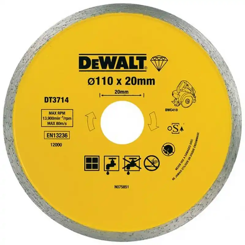 DeWALT DT3714-QZ Diamant-Trennscheibe 110 x 20 mm, Segmenthöhe 5 mm Direktkauf