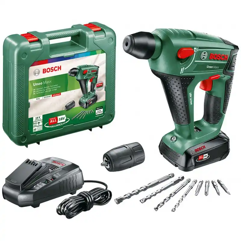 Nur Für Kurze Zeit BOSCH Uneo Maxx Akku-Bohrhammer (1x2,5 Ah) 060395230F