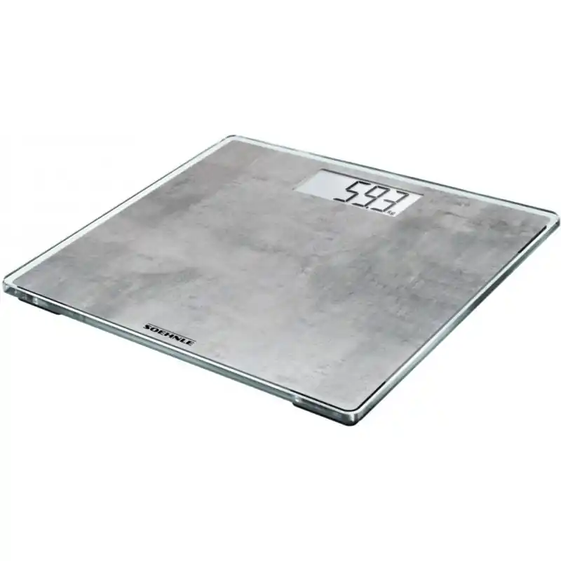 SOEHNLE Style Sense Compact 300 Concrete Digitale Personenwaage 63882 Kracherpreis